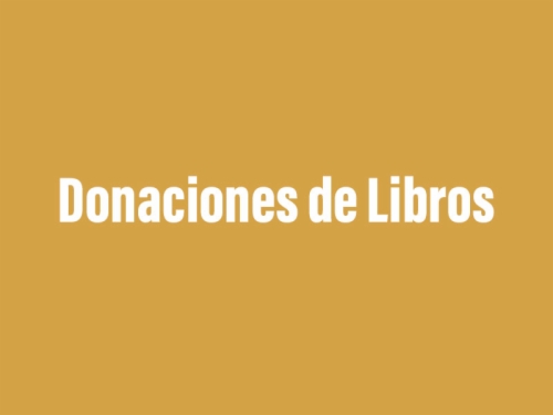 Donaciones de Libros